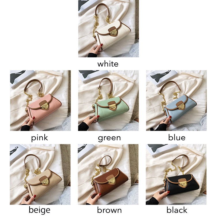 コロッとかわいい バイカラー 斜め掛け ミニポシェット