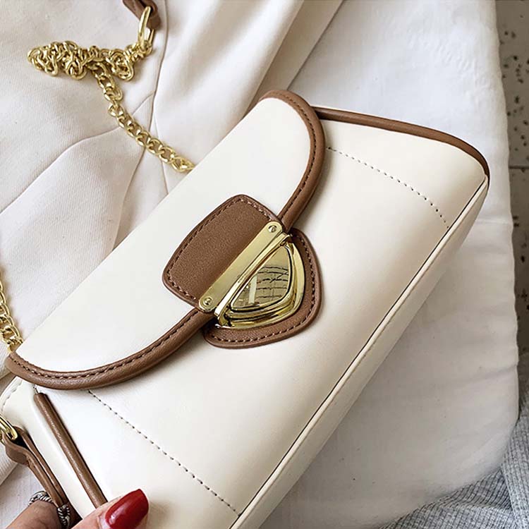 コロッとかわいい バイカラー 斜め掛け ミニポシェット