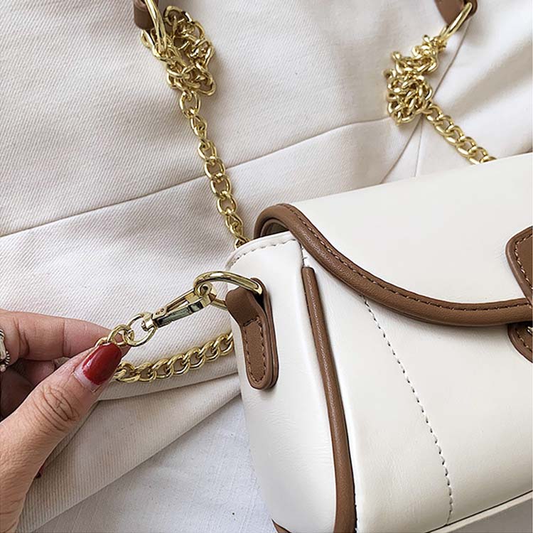 コロッとかわいい バイカラー 斜め掛け ミニポシェット