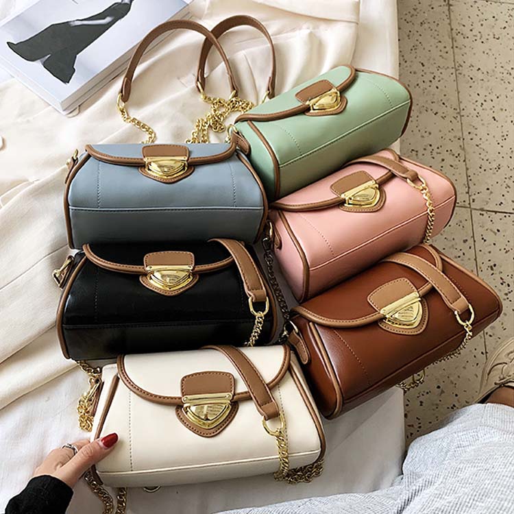 コロッとかわいい バイカラー 斜め掛け ミニポシェット