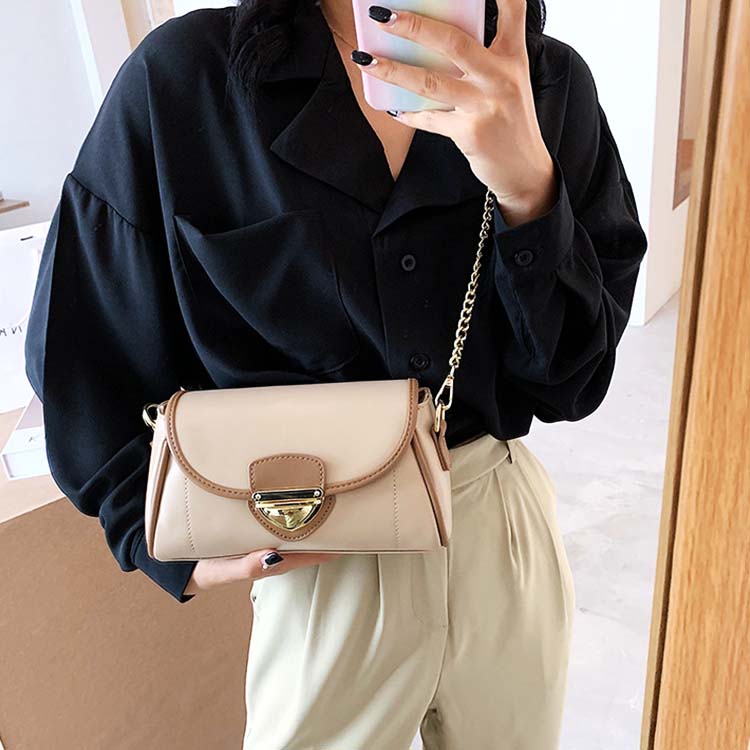 コロッとかわいい バイカラー 斜め掛け ミニポシェット