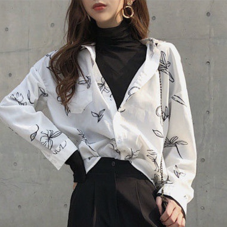 薄手 ハイネック シースルー インナー