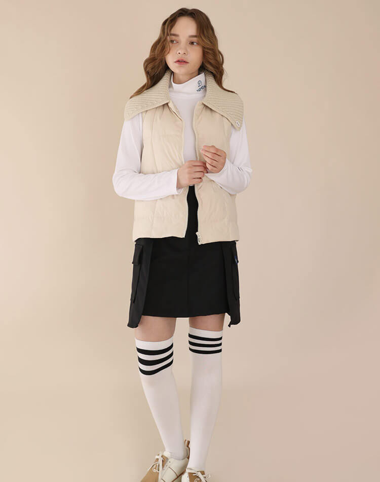 お値下げ　韓国ゴルフウェア　ベスト フリーサイズ 楽天市場】ゴルフウェア ベスト レディース 韓国 フード付き