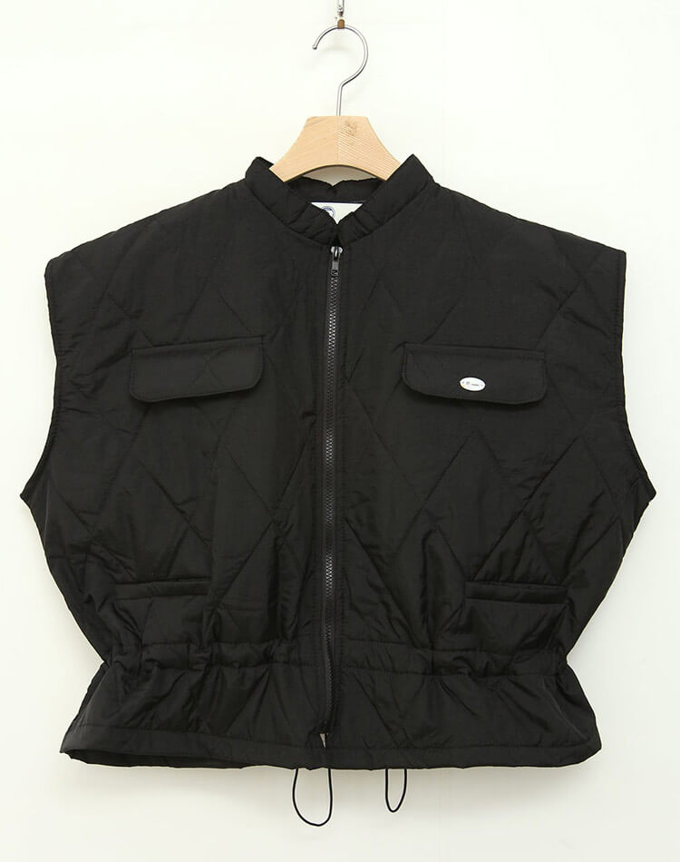 ダイヤ キルティング ベスト 韓国ゴルフウェア

