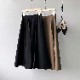 ハイウエスト 切り替えプリーツ ロングスカート
