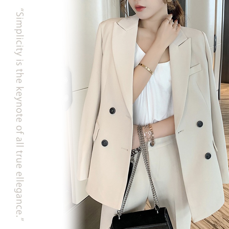 ダブルボタン かっこいい パンツスーツ