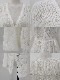 レースニット 透かし彫り クロシェカーディガン