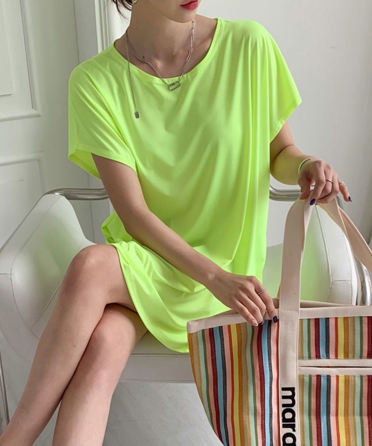 ネオンカラー ビックシルエット 半袖 Tシャツ