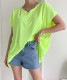 ネオンカラー ビックシルエット 半袖 Tシャツ