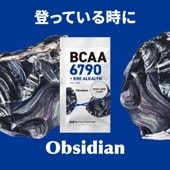 【登っている時の瞬発力アップに】Obsidian｜BCAA6790+クレアルカリン配合（9.5g×36袋）期間限定キャンペーン中！