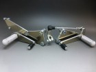 【受注生産】ホンダXRモタード50・100/エイプ100(ディスク)用レーシングバックステップ145mmバック/90mmUP(商品コード001)