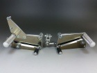 【受注生産】ホンダXRモタード50・100/エイプ100(ディスク)用別軸バックステップ145mmバック/90mmUP(商品コード080)