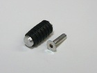 002用 ペダルノブ(一般的35mmタイプ)(ラバー・ボルト付)