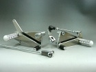 ホンダ エイプ100(ドラムブレーキ)用オリジナルレーシングバックステップ70mmUP仕様