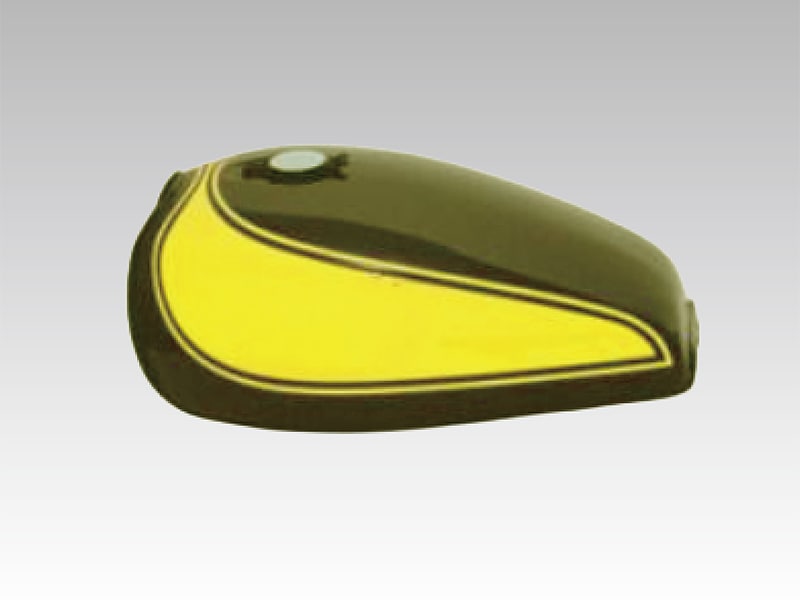 ゼファー400 Z2タイプスチールタンクセット(Z2キャップ)ソリッド