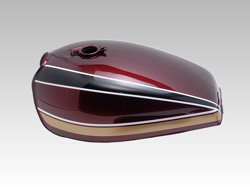 ゼファー400χ Z2タイプスチールタンクセット(Z2キャップ仕様)茶玉虫【納期はお問い合わせください】