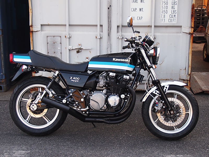 kawasaki ゼファー 400 タンク 8点 外装 フルセット ゼファー400 FXタイプタンクセット(E3エボニー)前期シート | NEO
