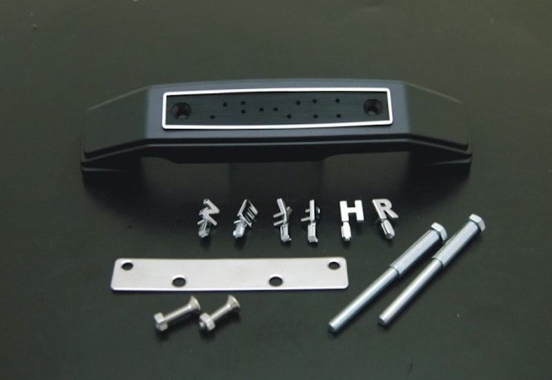 ゼファー750/400/400χ フォークカバーエンブレム(黒)ZEPHYR文字 ステー付き　【販売終了】