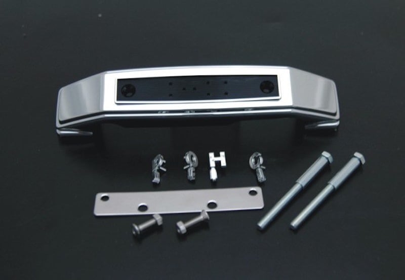 ゼファー750/400/400χ フォークカバーエンブレム(メッキ)DOHC文字 ステー付き　【販売終了】