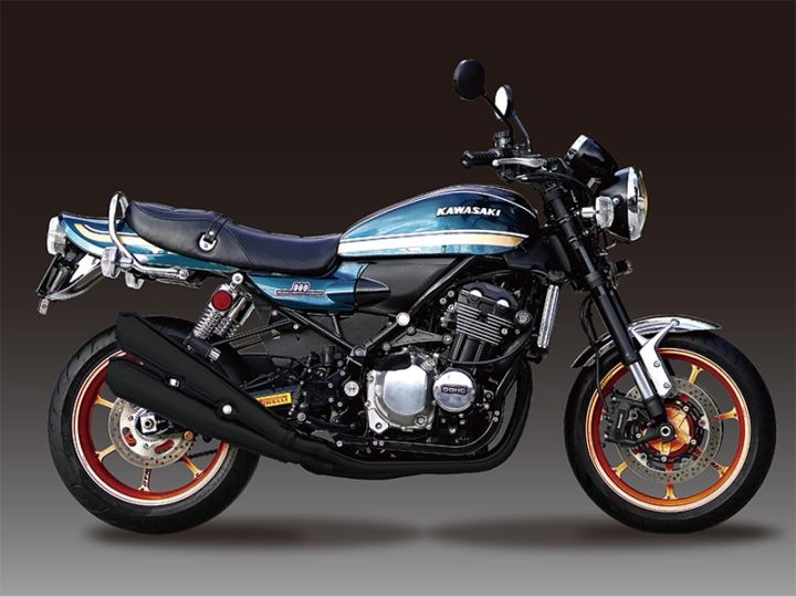Z900RS 4本エキゾーストマフラー レーシング4(ブラック)アップタイプ延長パイプセット
