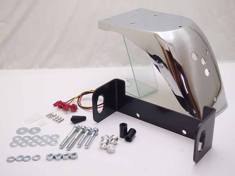 Z900RS LTDタイプ 鉄メッキリアショートフェンダー 赤ランプセット ノーマル【純正】ウインカー対応型