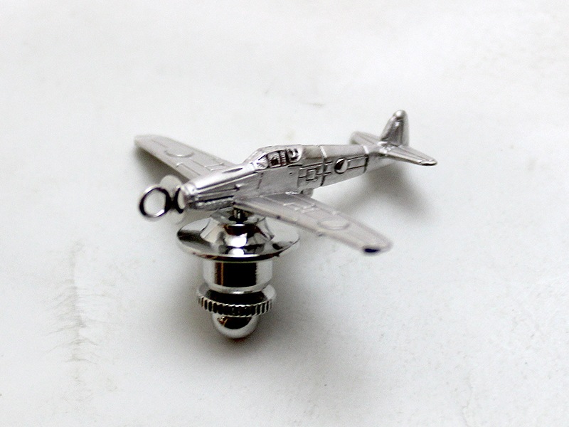 銀製飛燕ピンバッチ