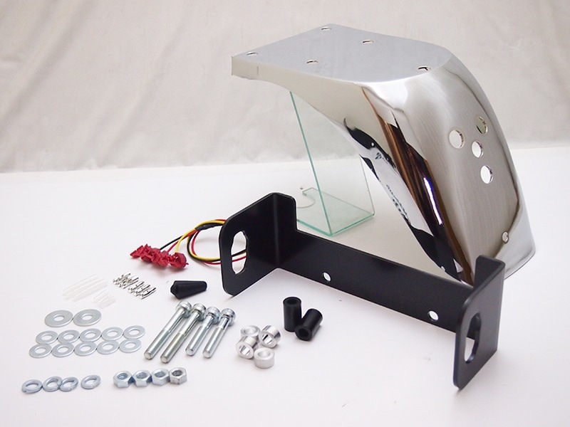 Z900RS LTDタイプ 鉄メッキリアショートフェンダー クリアランプセット ノーマル【純正】ウインカー対応型