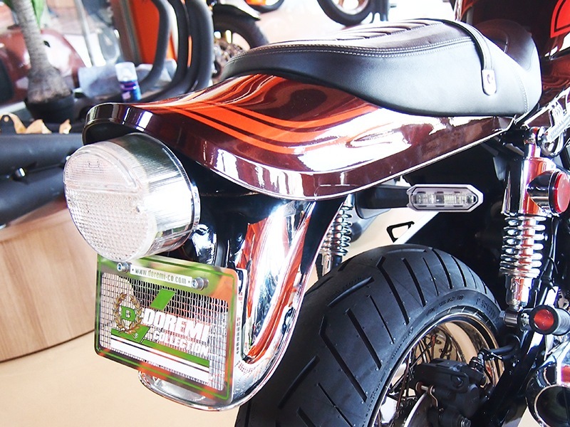 Z900RS Z1 STD鉄メッキリアフェンダー クリアランプセット ノーマル【純正】ウインカー対応型