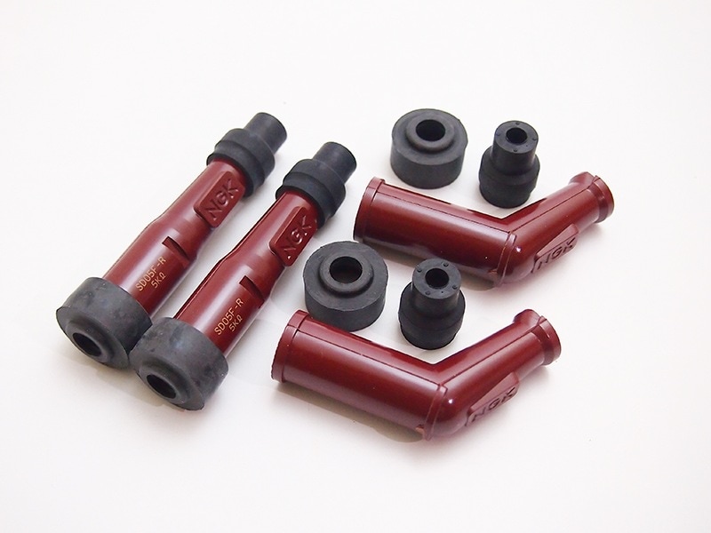 NGK プラグコード・プラグキャップ　ZRX400 ZRX400-II SDM NGK 送料無料 LY11 NGK プラグキャップ＆コード 4セット カワサキ