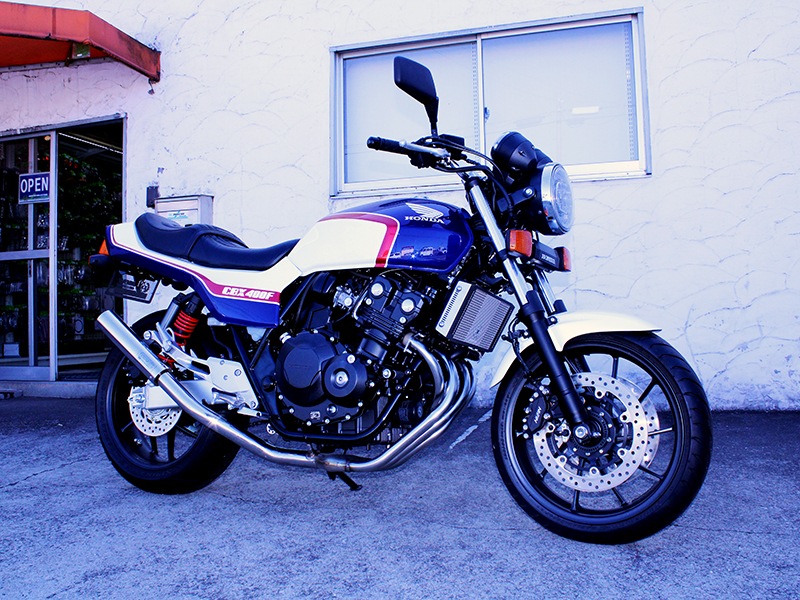 CB400SF用コアガード　シルバー