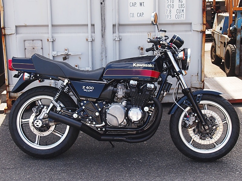 ゼファー400χ FXタイプタンクセット(E4ブルー)タックロール