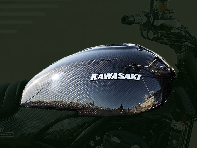 Z900RS/CAFE Wetカーボン純正形状　タンクカバー