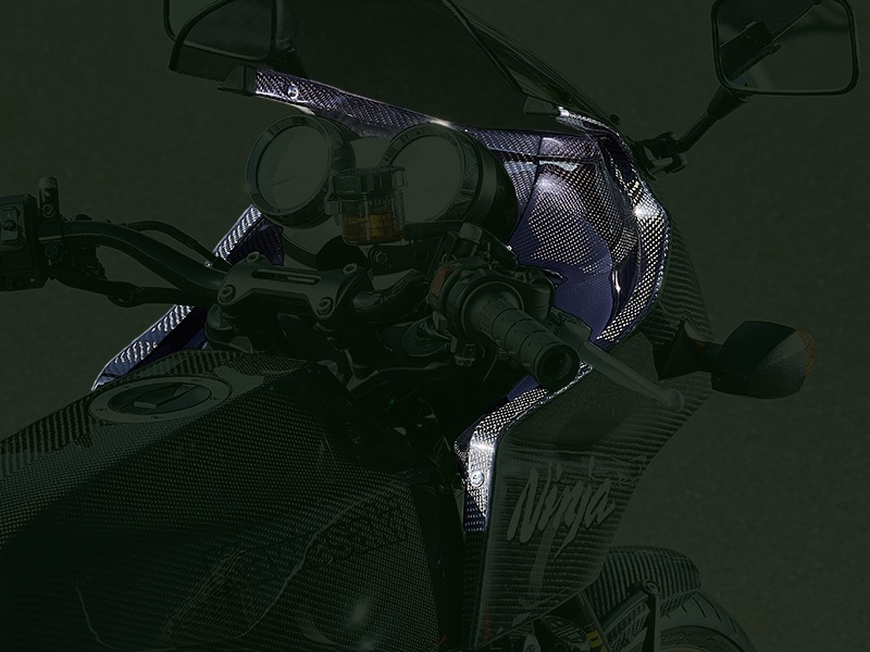 Z900RS/CAFE　Ninja（GPZ900R）Style用インナーパネル（Wetカーボン））【納期はお問い合わせください】