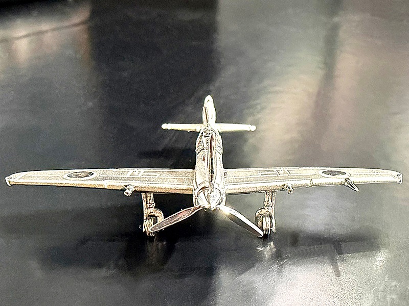 銀製　飛燕一型甲〈金属工芸モデル〉