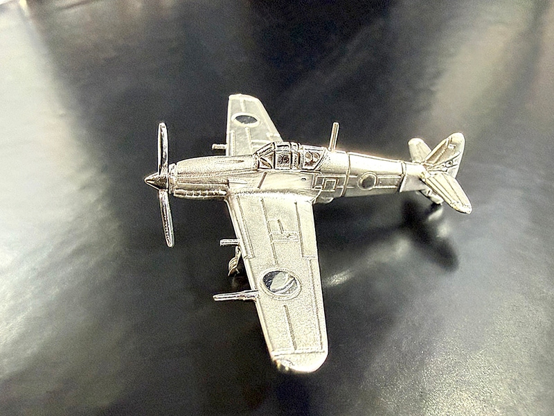 銀製　飛燕一型甲〈金属工芸モデル〉