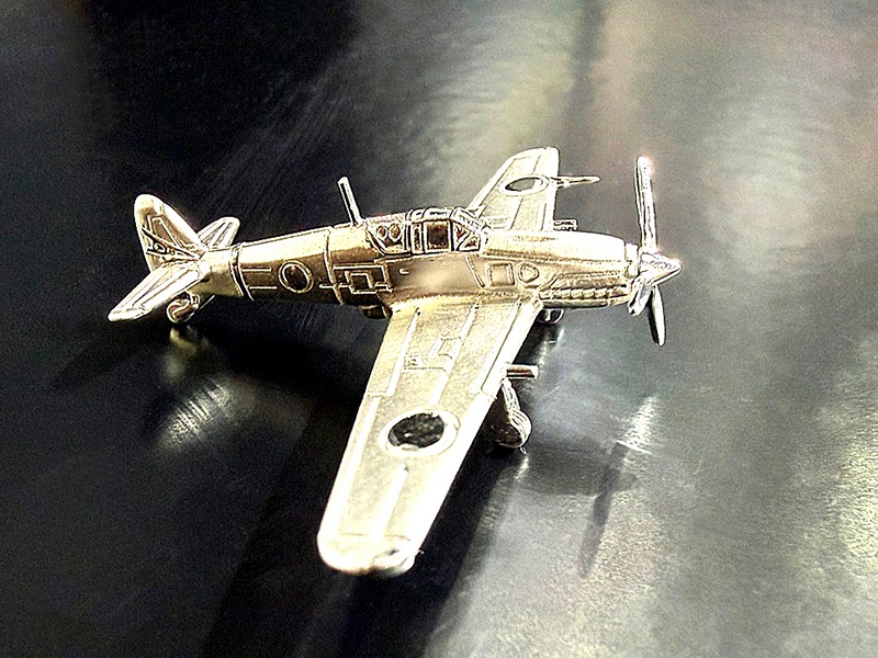 銀製　飛燕一型甲〈金属工芸モデル〉