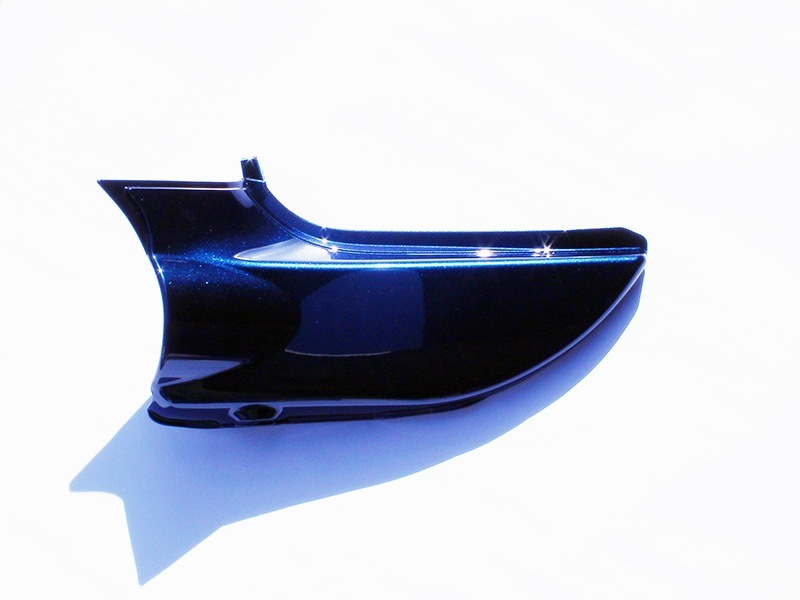 Z900RS Z1タイプサイドカバー 左(2022青玉虫キャンディトーンブルー)