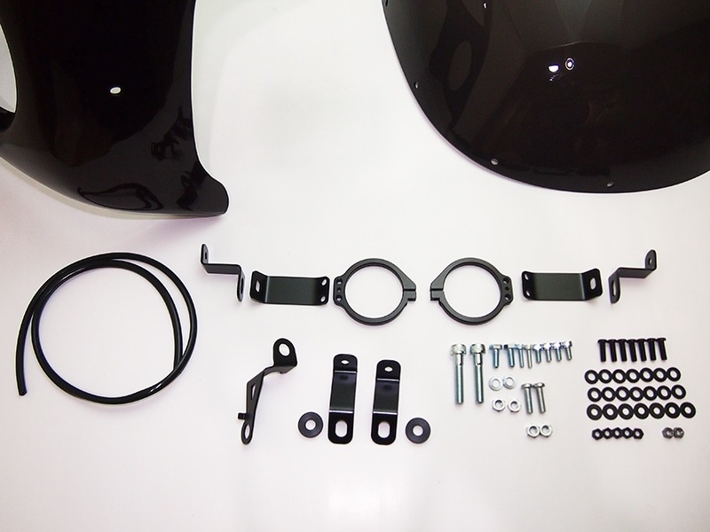 Z900RS ストーンカウル塗装済み(2018-19メタリックスパーブラック)ステー付き