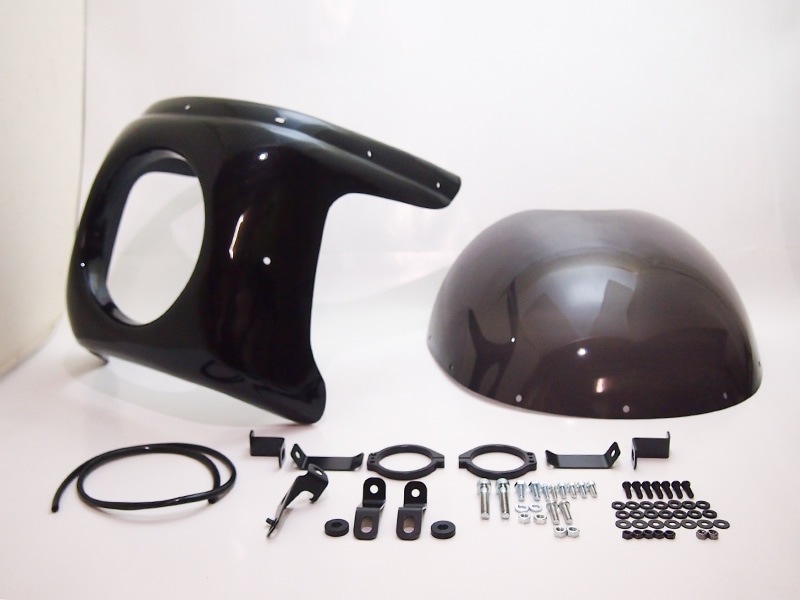 Z900RS ストーンカウル塗装済み(2018-19メタリックスパーブラック)ステー付き