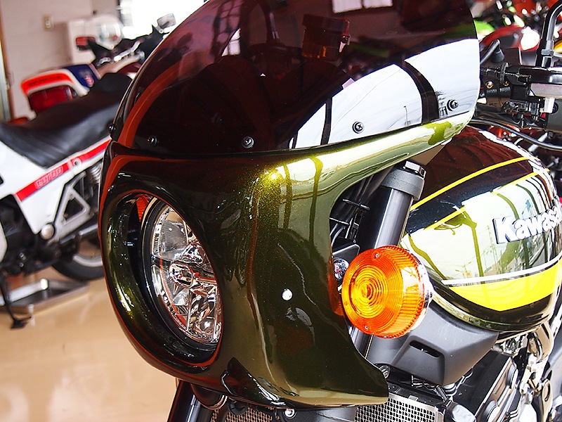 Z900RS ストーンカウル塗装済み(2020-21キャンディトーングリーン