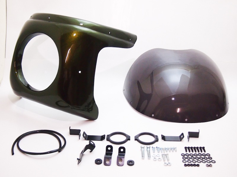 おひとつ限り！ Z900RS アンダーカウル キャンディトーングリーン 社外品 新品未使用！Kawasaki/Z900RS/ビキニカウル/キャンディトーン