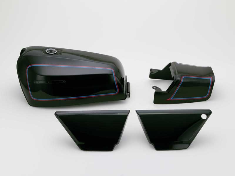 ゼファー400 FXタイプタンクセット(E1後期エボニー)タックロール【納期