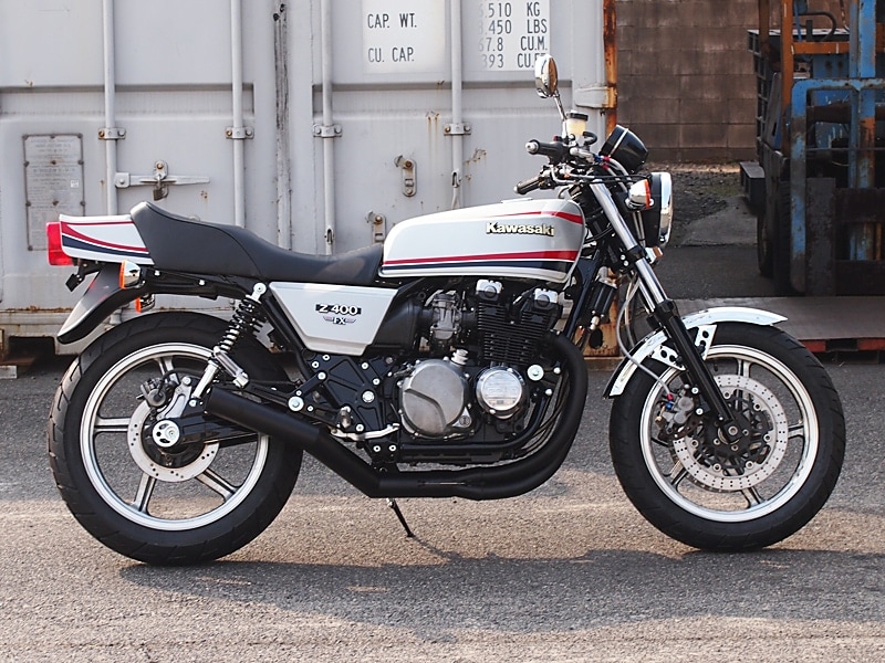 ゼファー400 FXタイプタンクセット(E1シルバー)タックロール【納期はお問い合わせください】