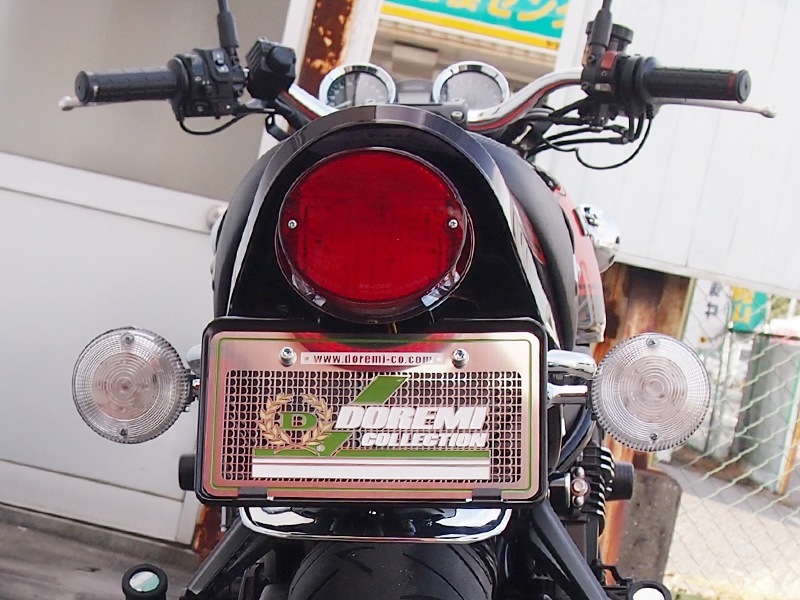 Z900RS Z1 STD鉄メッキリアフェンダー赤ランプセット | 車種から