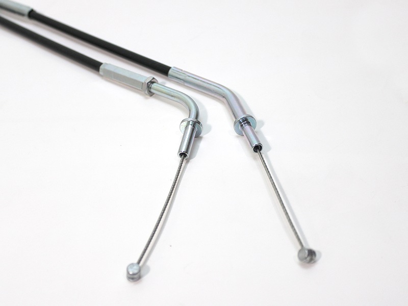 ゼファー750 スロットルワイヤー(15cmロング)