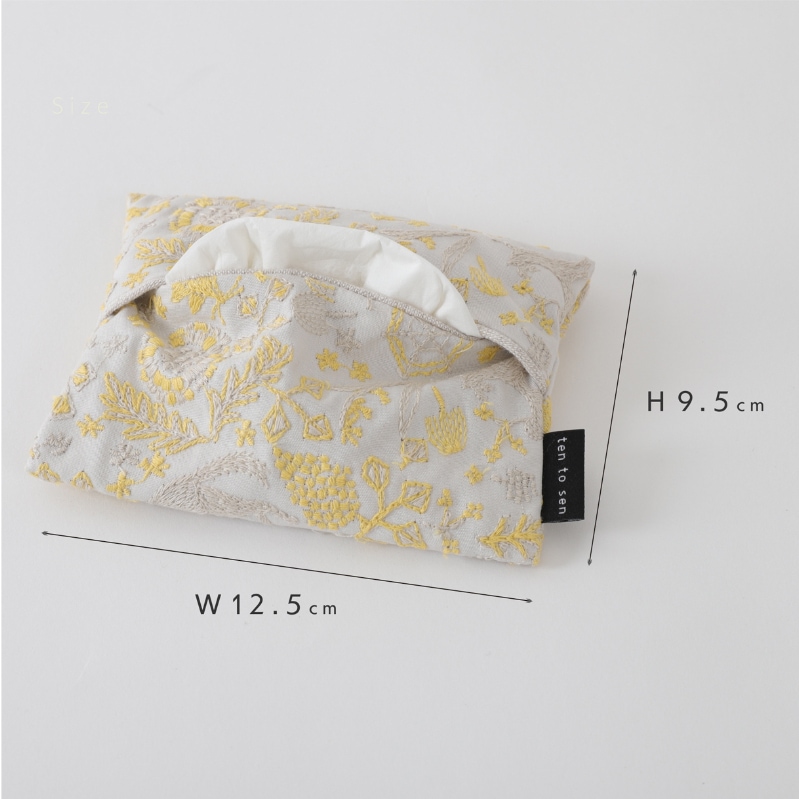 専用 刺繍 ポケットテッシュケース ハンドメイド♪ ポケット