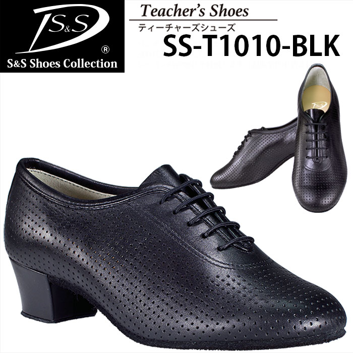 【新品】ティーチャーズシューズ　レザー 22cm 黒 即納】女性ティーチャーズの通販｜ダンス用品専門店【モニシャン
