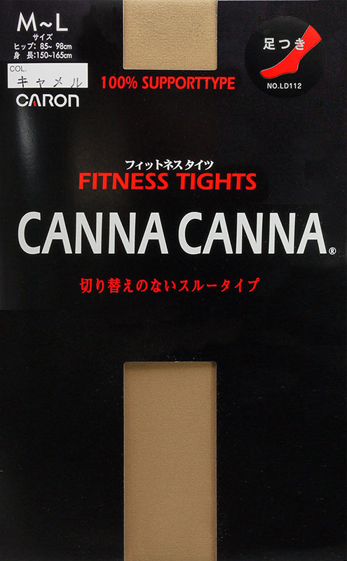 CANNA CANNA】カンナカンナ フィットネスタイツ【丈夫なタイツ