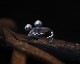 F**K & PEACE Skull Ring -Silver