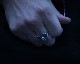 F**K & PEACE Skull Ring -Silver